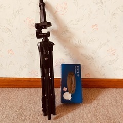 170cm 三脚スマホ 三脚 カメラ 三脚 遠隔撮影リモコン付きの画像
