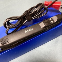 Areti アレティ 15mm ヘアアイロン ブラック クリーニングブラシ付きの画像