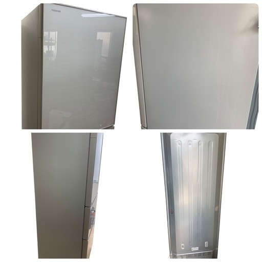 TOSHIBA 東芝 3ドア　冷蔵庫 363L GR-S36SXV 2020年 高年式TOSHIBA 東芝 3ドア冷蔵庫 363L GR-S36SXV (ダブルレモン