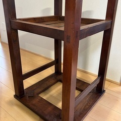 そば用　こね鉢とスタンドセットの画像