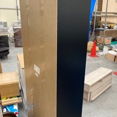 【kj179】IKEA イケア フィンビー　ブックシェルフ 本棚 高さ180cm 書棚 収納 ブラック　組み立て完成品　検)一人暮らし　ファミリー　冷蔵庫　洗濯機　オフィス　事務　テーブル　ラック　収納　家具　ソファ　キッチンの画像