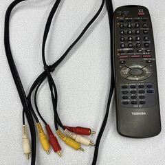 【ジャンク扱い】TOSHIBA 東芝 カセットVTR A-B7 VHSビデオデッキ 通電確認済 リモコン動作確認済の画像
