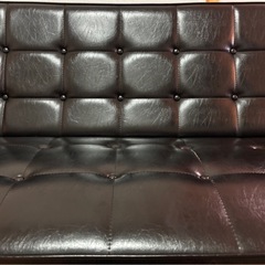 中古美品　カリモク　60 ソファ　ブラックの画像