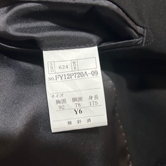 Perfect Suit Factory ブラックフォーマルスーツ Y6の画像