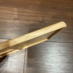 【美品】木製三つ仕切りトレイ アカシア ランチプレートの画像