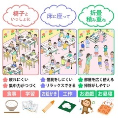 学童 幼稚園 テーブル 折りたたみ 幼稚園 机 キッズテーブル 昇降 高さ調節の画像