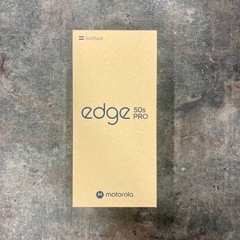 【新品】motorola edge 50s PRO SoftBank版 バニラクリームの画像