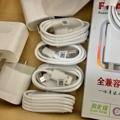 スマホ　充電ケーブル　色々の画像