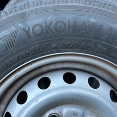 145 80 12 4本セット スタッドレス スチール ホイール てっちん 6PR LT 山あり 山有り 鉄ホイール 145R12 てっちんの画像