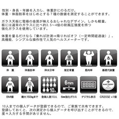 体組成計の画像