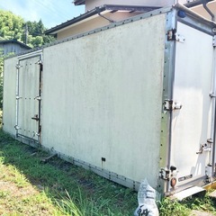 【お取り引き中】トラックコンテナ 物置 倉庫等の画像