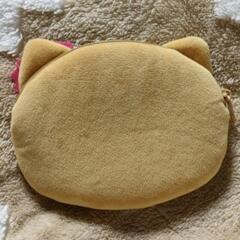 HELLO KITTY 日焼け ハローキティふわふわフェイス形ポーチの画像