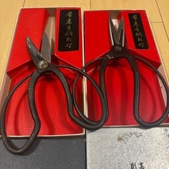 【1つ未使用】盆栽鋏 2個セット 日本製の画像