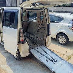 NBOX＋　福祉車両　スローパー　抹消渡し　電動ウインチの画像