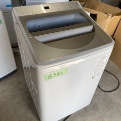 NO B386 🌈福岡市内配送設置無料✨🌈　2021年パナソニック 8.0kg 全自動洗濯機 泡洗浄 ホワイト NA-FA80H8-Wの画像