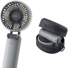 【新品未使用】ハンディファン 本体のみ 携帯扇風機 ポーチ付き の画像