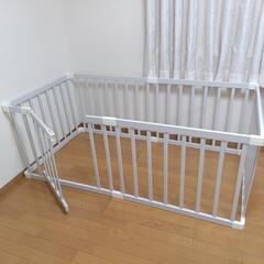 カトージ 木製ベビーサークル扉付(グレー)の画像