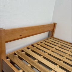 【引取限定】無印良品 シングルベッド パイン材② 木製ベッド | 無印良品