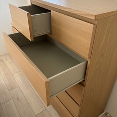IKEA マルム　5段チェストの画像