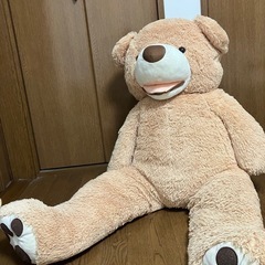 でっかいくまのぬいぐるみの画像