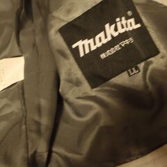 マキタ純正ファンウエア　サイズLL　長袖　バッテリー、ファンつきの画像