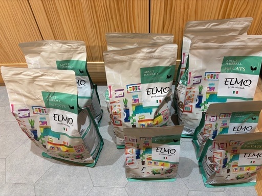 キャットフード　ELMO ヘアボールケア(2㎏×6袋　500g×3)