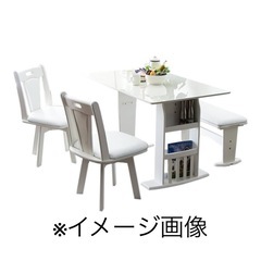ダイニングテーブル　90cm⇔120cm伸長可能の画像
