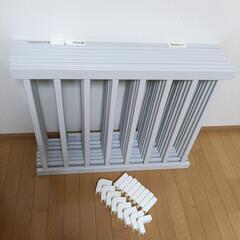 カトージ 木製ベビーサークル扉付(グレー)の画像