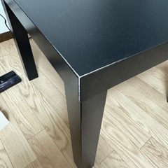 【交渉成立】ローテーブル　机　四角　正方形　IKEA ブラック　黒の画像