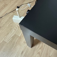 【交渉成立】ローテーブル　机　四角　正方形　IKEA ブラック　黒の画像