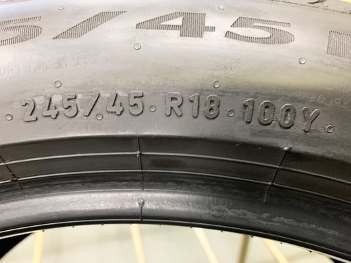 ピレリ　POWERGY　245/45R18 100Y XL　２本　製造2024年　岩手県盛岡市　店頭組み替え可能