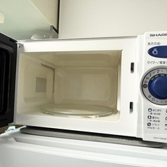 SHARP シャープ 電車レンジ 730W 60Hz専用 RE-TD1-L6P ホワイト 白 受け渡し可能：8/21-25の画像