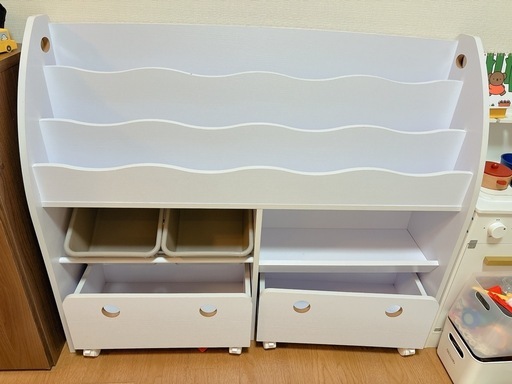 ロウヤ LOWYA おもちゃ収納 絵本棚