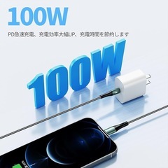 新品・未使用！！USB Type-Cケーブル 100W 1.5mの画像
