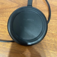 ELECOM スマホ スマートフォン ワイヤレス充電器 黒の画像