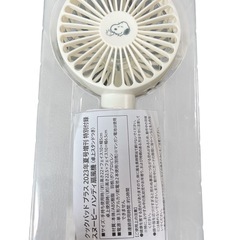 【未使用】クックパッド　プラス特別付録　スヌーピー ハンディファン ホワイトの画像