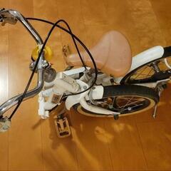 People 子供用自転車　折りたたみ式 14インチ　ホワイトの画像