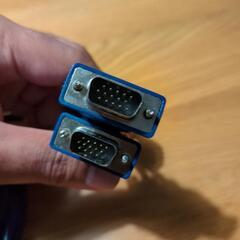 エレコム ディスプレイケーブル D-sub15ピン VGA-VGA スリム 5mの画像