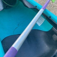 【セール中！】カヤックとパドル　セット　1人乗りの画像