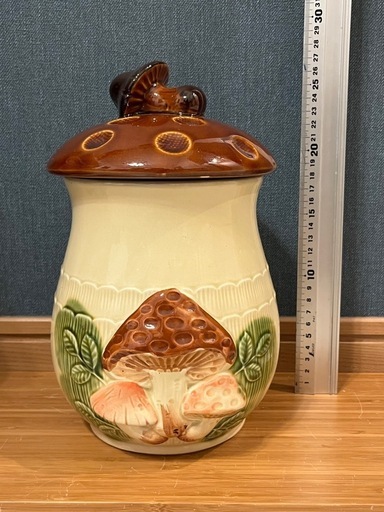 【SEARS】シアーズ きのこキャニスター セット　ヴィンテージ 陶器　70年代 SEARS】シアーズ きのこキャニスター セット ヴィンテージ 陶器