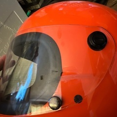 LEAD リード工業 RX-200R オレンジ ビンテージフルフェイス 族ヘルの画像