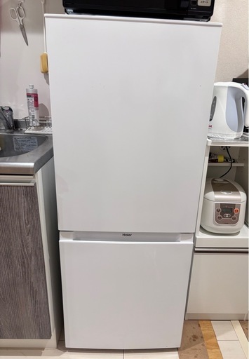 Haier ノンフロン冷凍冷蔵庫　140L Haier Haier 140L 2ドア 冷凍冷蔵庫 JR-NF140P-W ホワイト (右