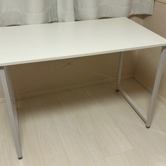 【即購入可◎】デスク ホワイト 幅100cm 奥行60cm アウトレット】ワークデスク 幅100cm 奥行60cm 高さ72cm