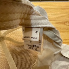 【未使用品】プティマインベビー帽子（46cm）の画像