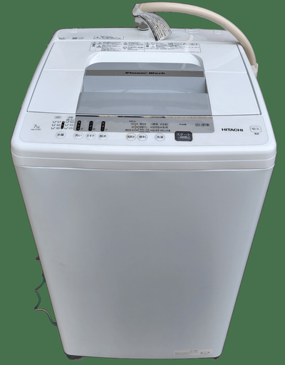 2023年製】 日立 白い約束 全自動電気洗濯機 NW-R705形 (hino