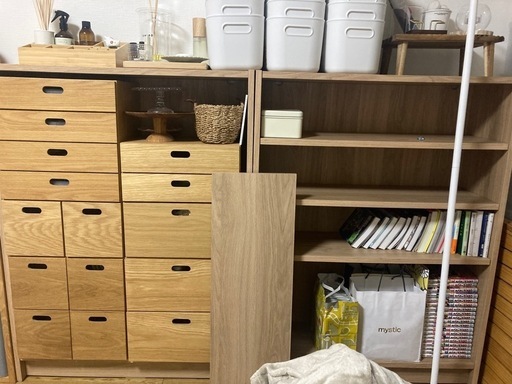 北海道 千歳市/恵庭市 近郊配送 オールドカリモク マガジンラック 本