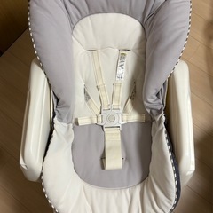 【美品】コンビ　ネムリラFF 手動ハイローチェア　セサミグレーリバーシブルの画像
