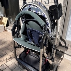 ベビーカー 最上級モデル Aprica アプリカ　オプティア　クッション　A型 元定価7万円　の画像