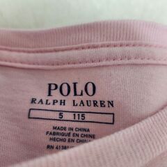 【お取引中☺️】ラルフローレン ピンクTシャツ サイズ:5の画像