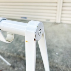 【終了】スチール製 店舗 立て看板 スタンド サインボード ホワイトの画像